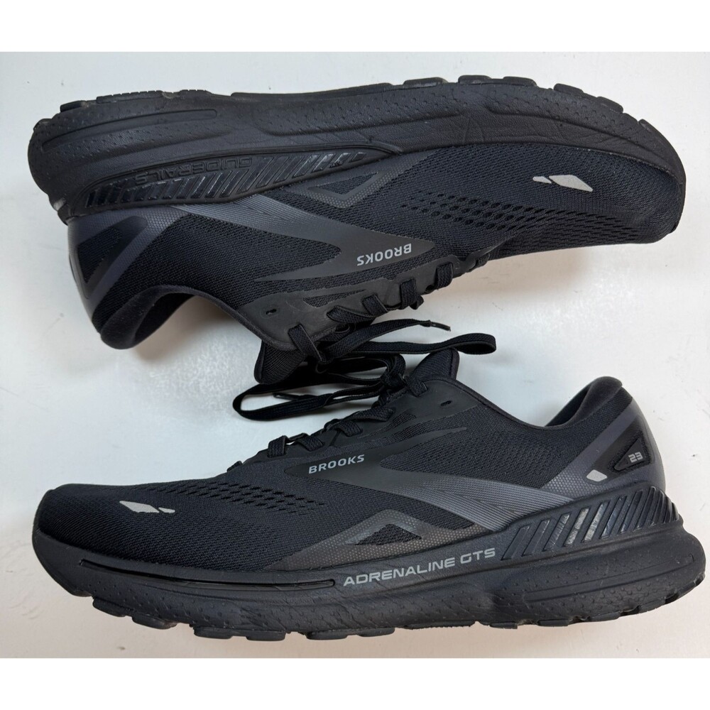 Brooks Adrenaline GTS 23 Mens Sz 11.5 Running Shoes Black Ebony 1103911D020